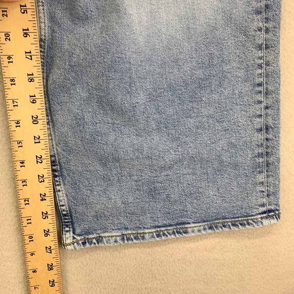 Tommy Hilfiger Jeans Womens 31 Charlie Mid-Loose Wide Leg Light Wash Stretch - Picture 13 of 16